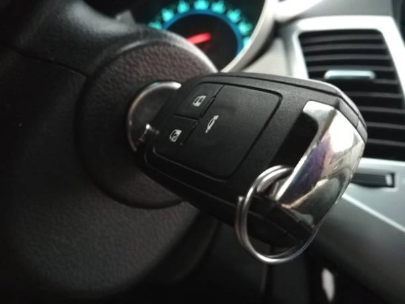 Car key in the ignition, representing common locksmith questions in Billings MT